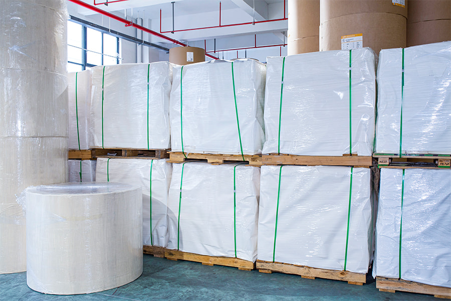 Double PE coated paper sheets